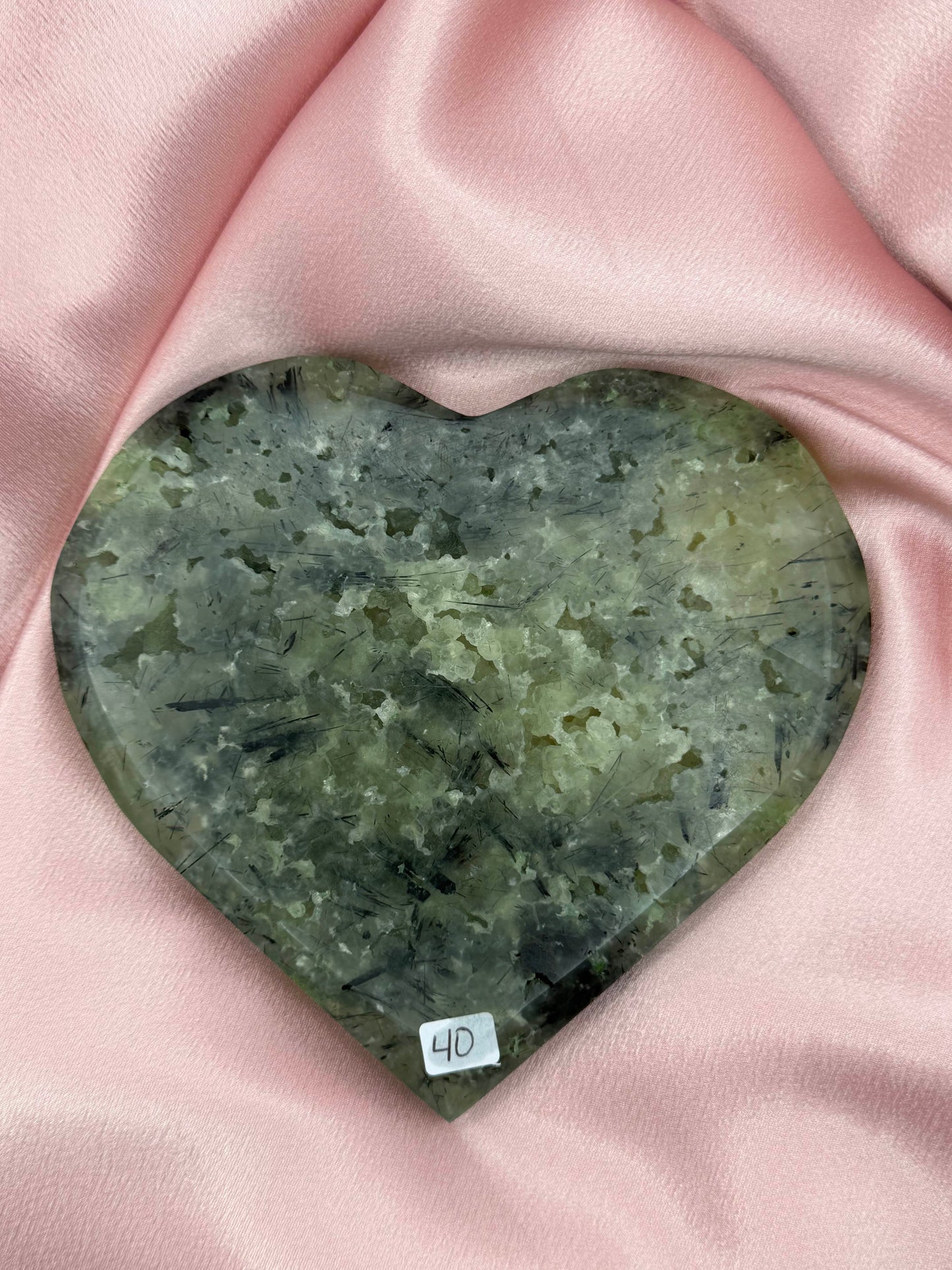 Prehnite Heart