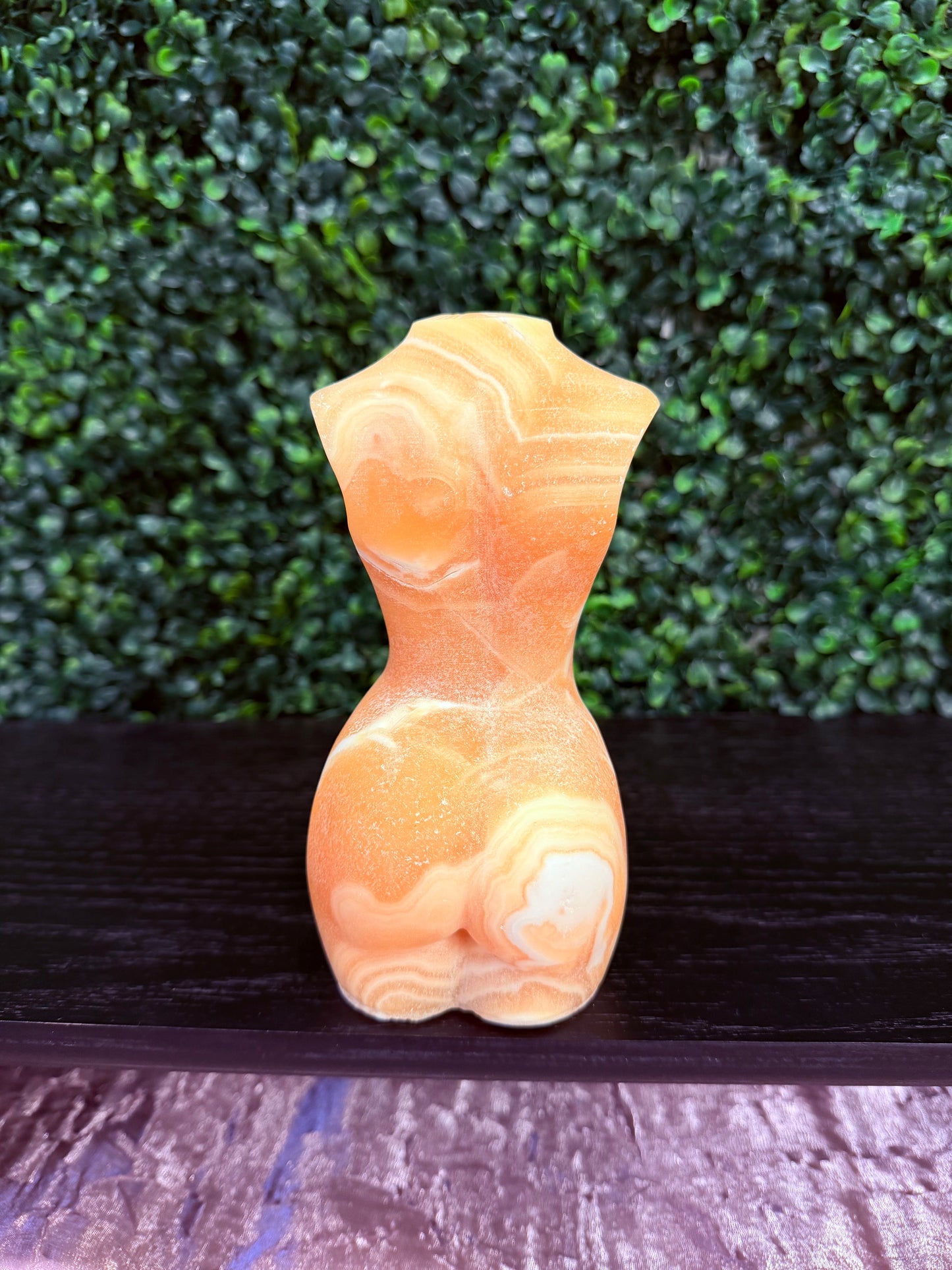 Orange Calcite Goddess Body