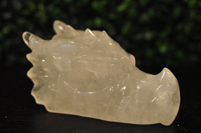 Clear Quartz Dragon Head - Imperfect