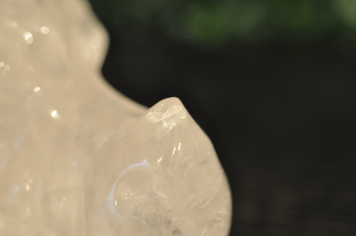 Clear Quartz Dragon Head - Imperfect