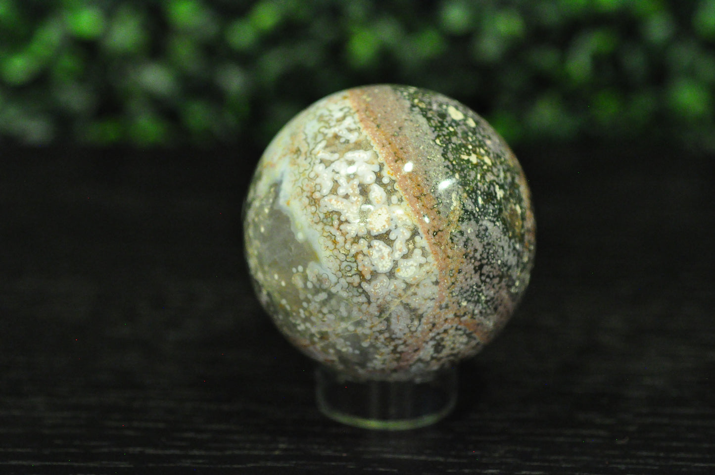 Orbicular Jasper Sphere