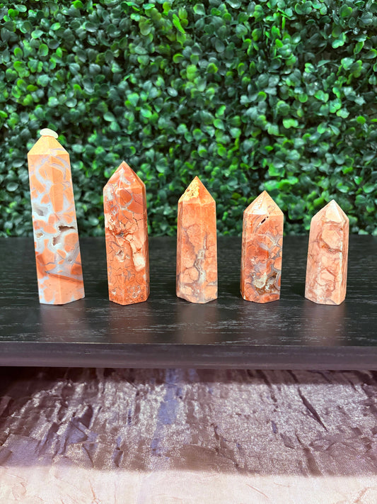 Cotton Candy Agate Towers (Small) - You Choose!