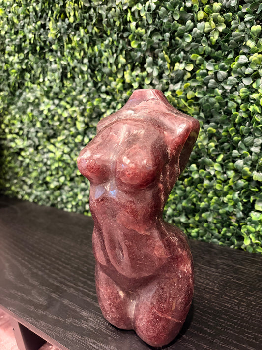Strawberry Quartz Goddess Body