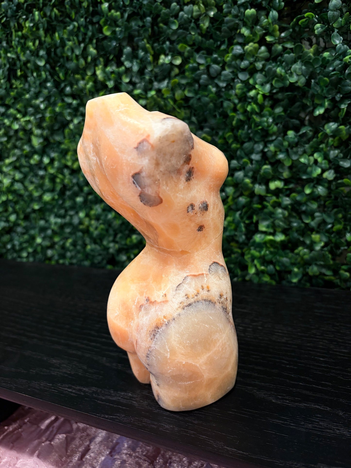 Orange Calcite Goddess Body