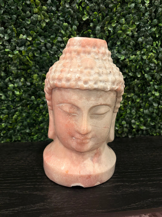 Pink Opal Buddha Head - Imperfect