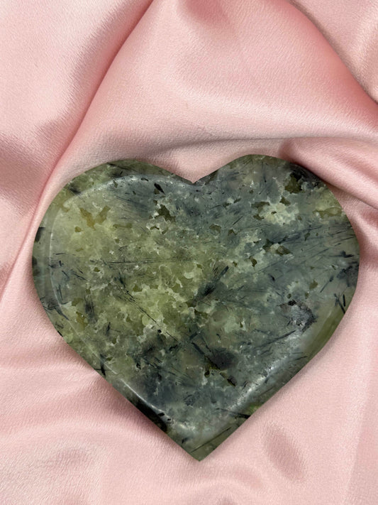 Prehnite Heart