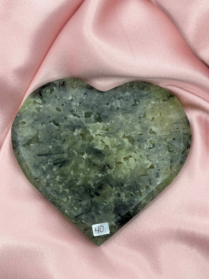 Prehnite Heart