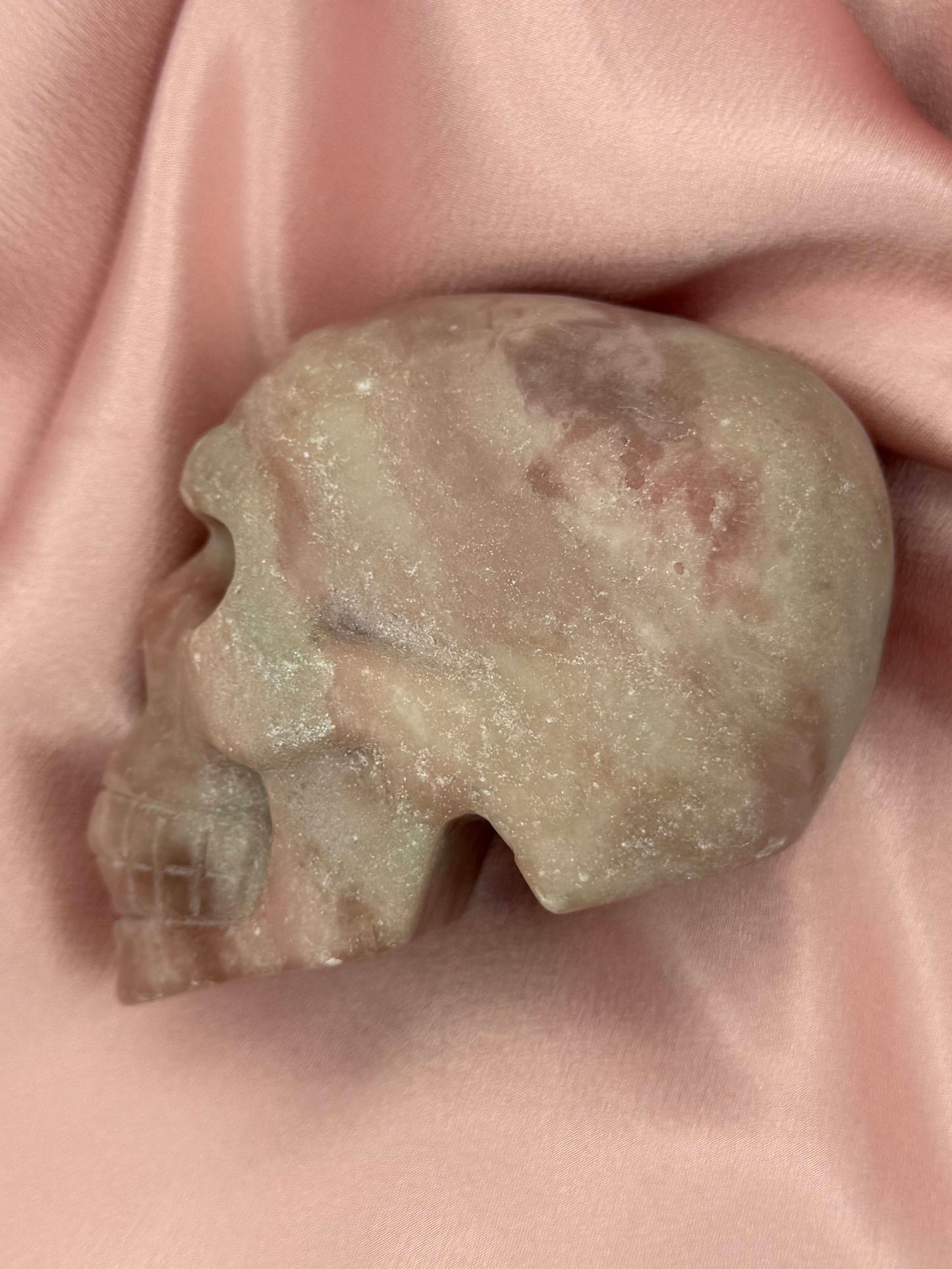 Pink Opal Skull
