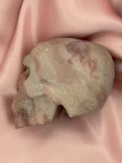 Pink Opal Skull