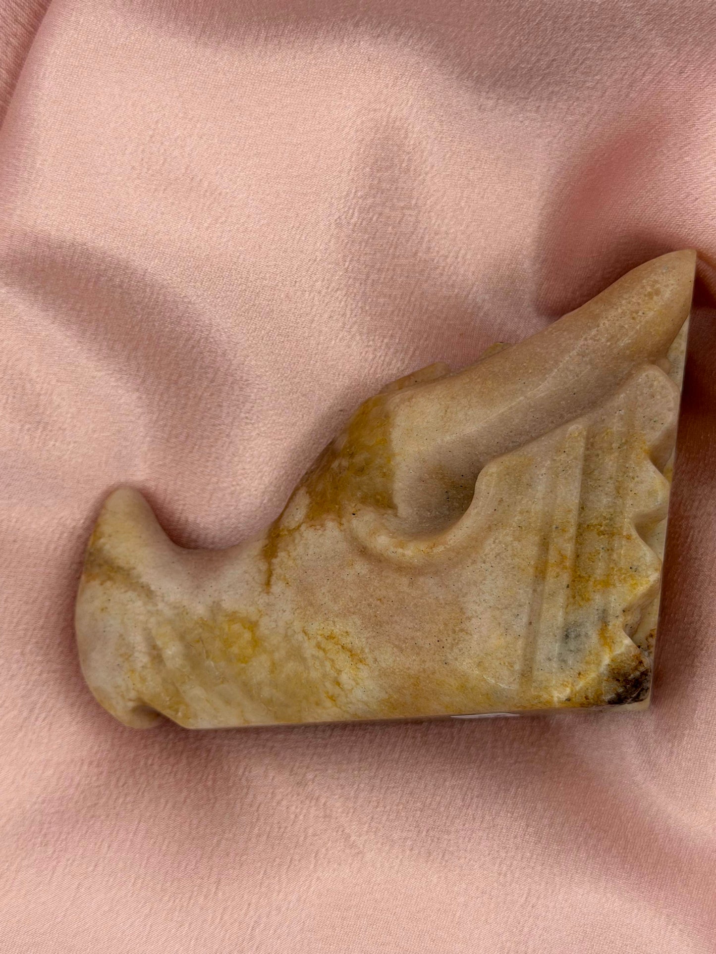 Pink Amethyst Dragon Head - Imperfect