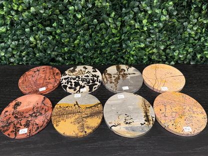 Picture Jasper Round Slabs - You Choose!