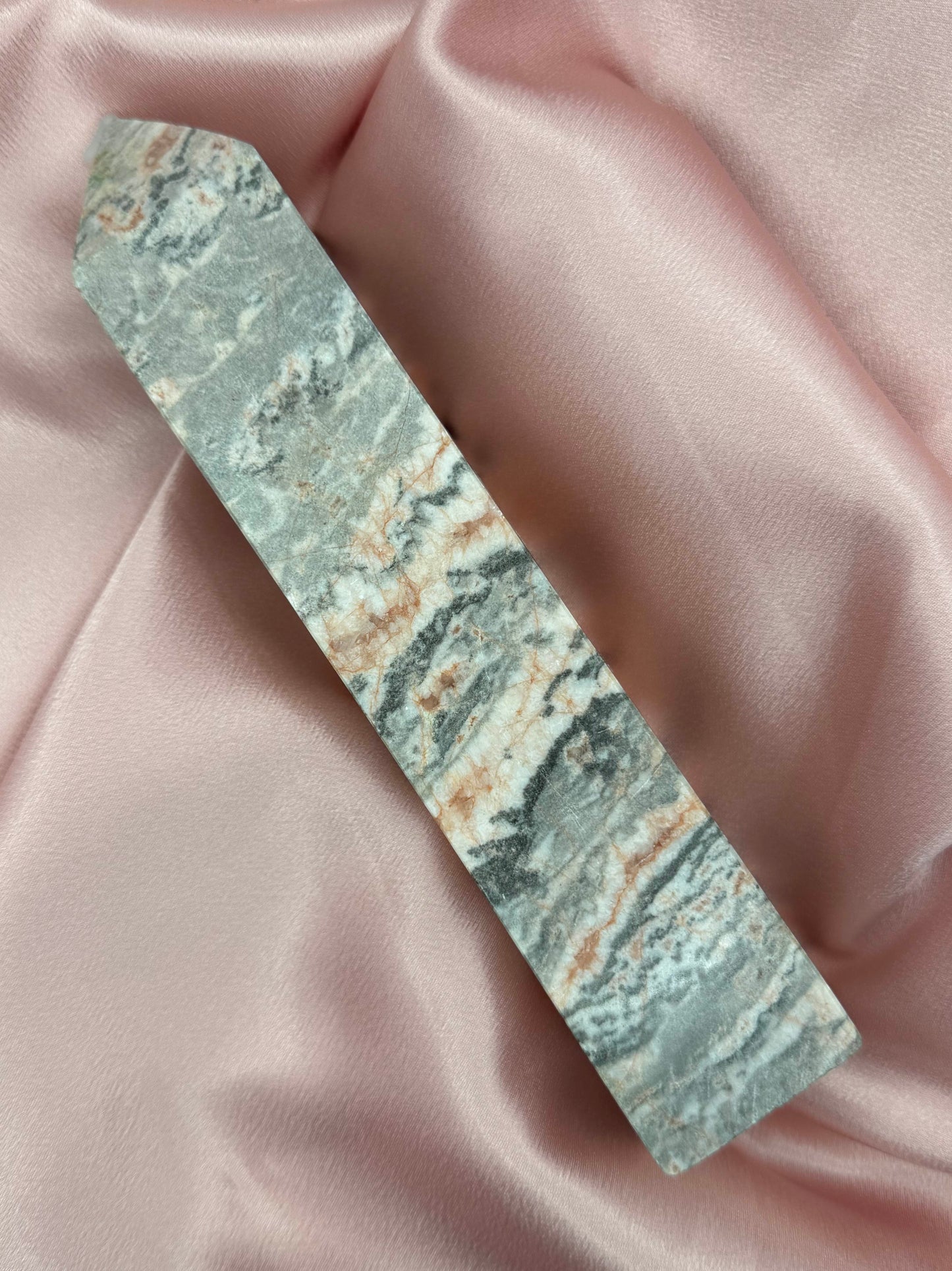 Pink Zebra Jasper Tower