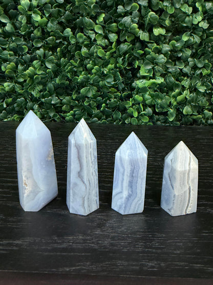 Blue Lace Agate Tower (Small) - You Choose!