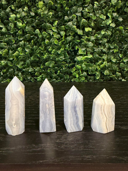 Blue Lace Agate Tower (Small) - You Choose!