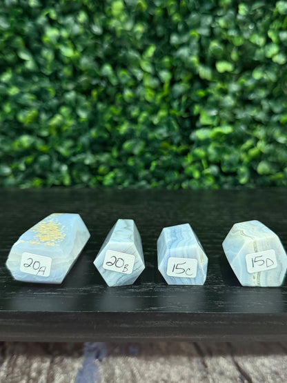 Blue Lace Agate Tower (Small) - You Choose!